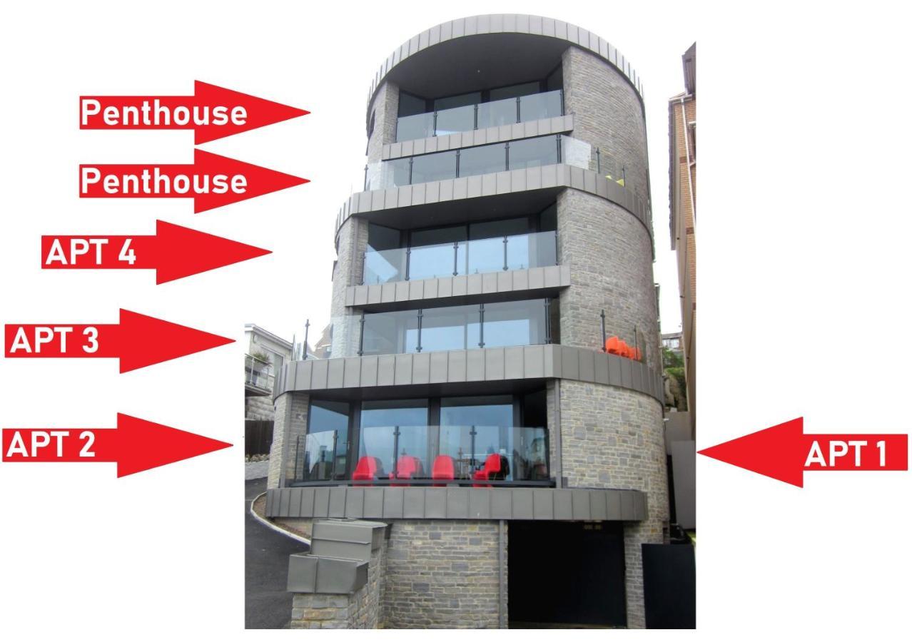 2 The View Apartments Ilfracombe - Seafront, Parking, Lift, Ev エクステリア 写真